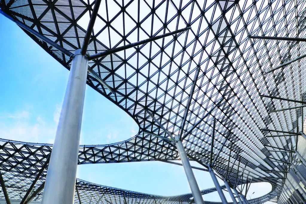 Steel canopy fabrication company in Dubai